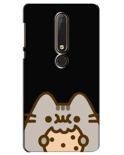 Чохол для Nokia 6 2018 з картинкою «Пушин на чорному»
