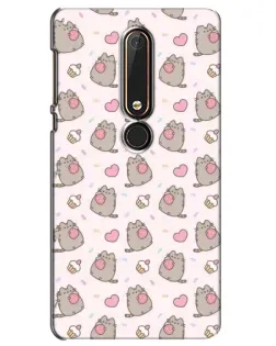 Чохол для Nokia 6 2018 з картинкою «Пушин та солодощі»