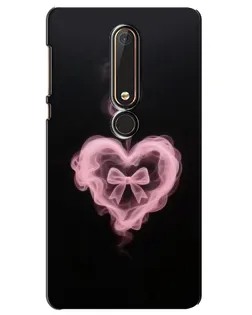 Чехол для Nokia 6 2018 с картинкой «Дымчатое сердце»