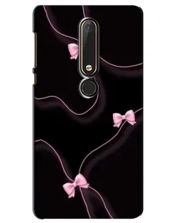 Чехол для Nokia 6 2018 с картинкой «Розовые ленты»