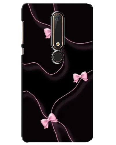 Чехол для Nokia 6 2018 с картинкой «Розовые ленты»