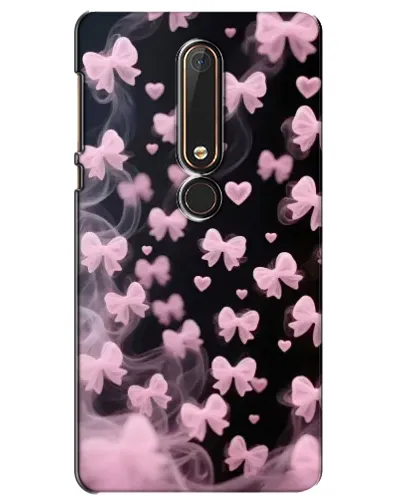Чехол для Nokia 6 2018 с картинкой «Неоновое кружево»