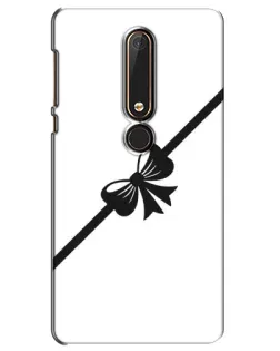 Чехол для Nokia 6 2018 с картинкой «Диагональный бант»