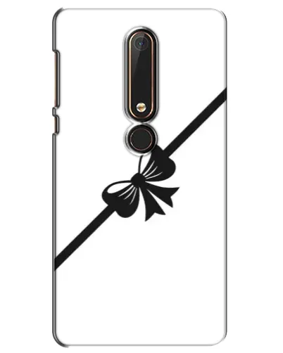 Чехол для Nokia 6 2018 с картинкой «Диагональный бант»