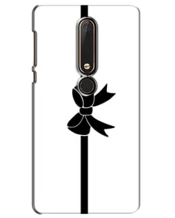 Чехол для Nokia 6 2018 с картинкой «Вертикальный бант»