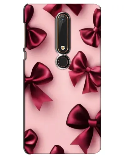 Чехол для Nokia 6 2018 с картинкой «Бордовый атлас»