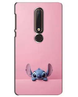 Чехол для Nokia 6 2018 с картинкой «Stitch выглядывает» Чехол для Nokia 6 2018 с картинкой «Stitch выглядывает»