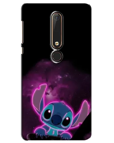 Чехол для Nokia 6 2018 с картинкой «Неоновый Stitch»
