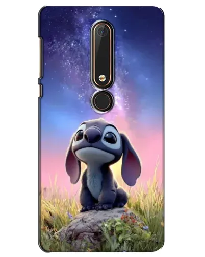 Чехол для Nokia 6 2018 с картинкой «Стич на рассвете»