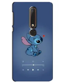 Чехол для Nokia 6 2018 с картинкой «Музыкальный Stitch» Чехол для Nokia 6 2018 с картинкой «Музыкальный Stitch»