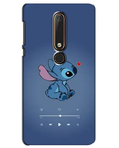 Чехол для Nokia 6 2018 с картинкой «Музыкальный Stitch»