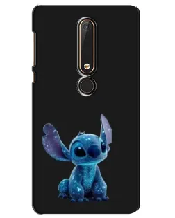 Чехол для Nokia 6 2018 с картинкой «Стич на черном» Чехол для Nokia 6 2018 с картинкой «Стич на черном»
