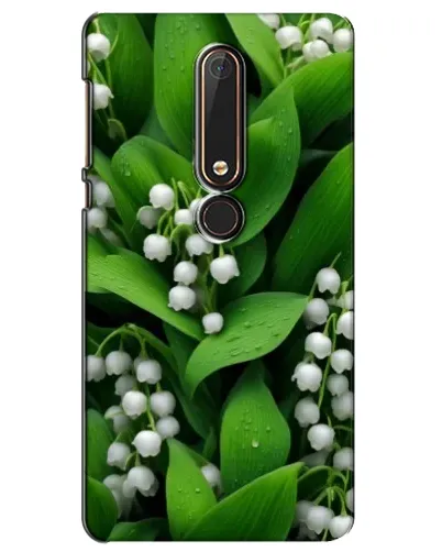 Чехол для Nokia 6 2018 с картинкой «Ландыши в зелени»