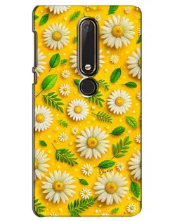 Чехол для Nokia 6 2018 с картинкой «Ромашковое солнце»
