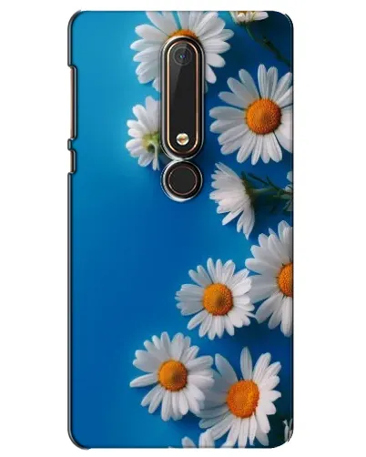 Чехол для Nokia 6 2018 с картинкой «Белоснежные маргаритки»