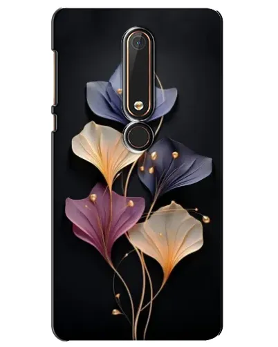 Чехол для Nokia 6 2018 с картинкой «Лиловые цветы грации»