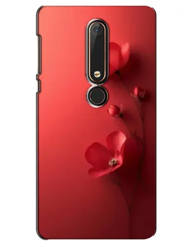 Чехол для Nokia 6 2018 с картинкой «Маковые соцветия»