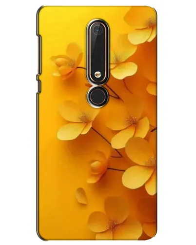 Чехол для Nokia 6 2018 с картинкой «Золотые лепестки»
