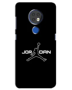 Чехол для Nokia 7.2 с картинкой «Nike Pink Swirl»