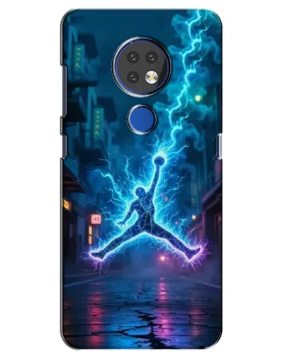 Чохол для Nokia 7.2 з картинкою «Jordan Gold Jumpman»