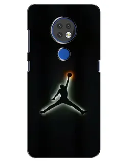 Чохол для Nokia 7.2 з картинкою «Jordan Gradient Logo»