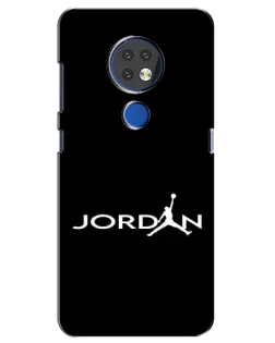 Чохол для Nokia 7.2 з картинкою «Jordan White Logo»