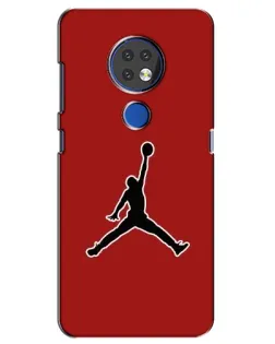 Чохол для Nokia 7.2 з картинкою «Jordan Red Back»