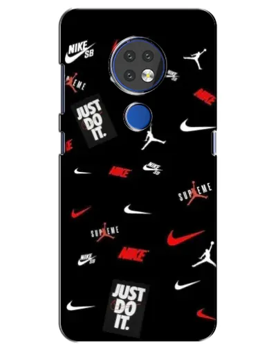 Чохол для Nokia 7.2 з картинкою «Nike Mix Pattern»