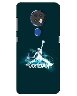 Чохол для Nokia 7.2 з картинкою «Jordan Blue Fire»