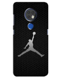 Чохол для Nokia 7.2 з картинкою «Jordan Dark Carbon»
