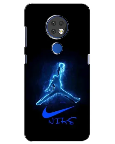 Чохол для Nokia 7.2 з картинкою «Jordan Neon Blue»