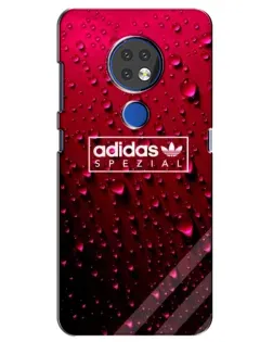 Чохол для Nokia 7.2 з картинкою «Adidas Gold Marble»