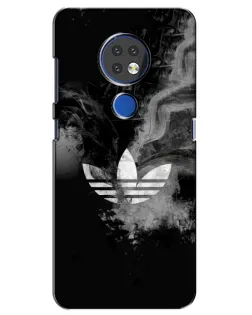Чохол для Nokia 7.2 з картинкою «Абстрактний дим Adidas»