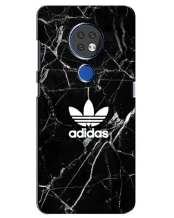 Чохол для Nokia 7.2 з картинкою «Білий мармур Adidas»
