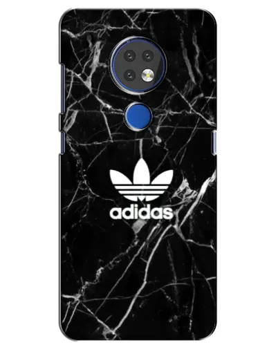 Чохол для Nokia 7.2 з картинкою «Білий мармур Adidas»