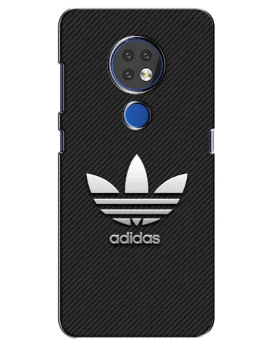 Чохол для Nokia 7.2 з картинкою «Adidas Карбонова текстура»