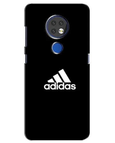 Чохол для Nokia 7.2 з картинкою «Чорна класика Adidas»