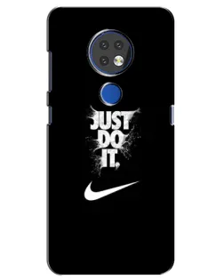 Чохол для Nokia 7.2 з картинкою «Текстовий принт Nike»