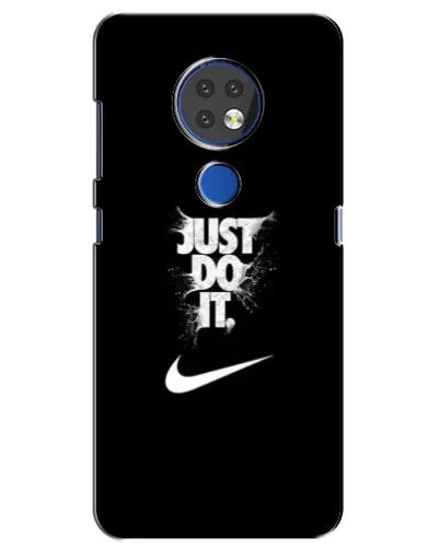 Чохол для Nokia 7.2 з картинкою «Текстовий принт Nike»