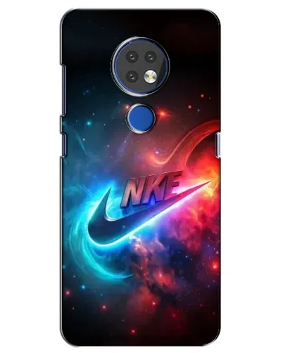 Чохол для Nokia 7.2 з картинкою «Вогняний логотип Nike»