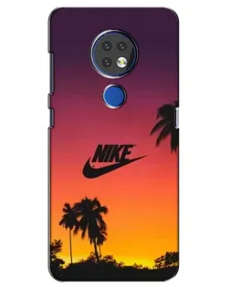 Чохол для Nokia 7.2 з картинкою «Nike на заході сонця»
