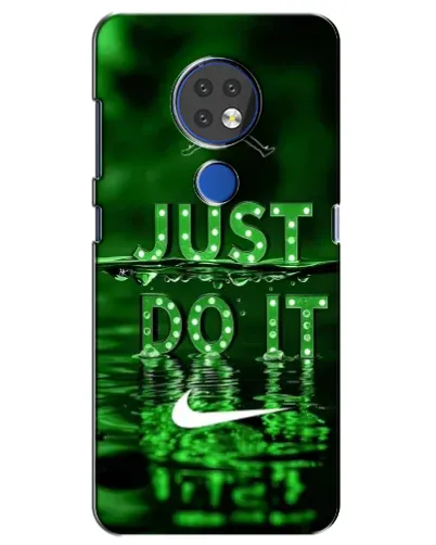 Чохол для Nokia 7.2 з картинкою «Зелений неоновий Nike»