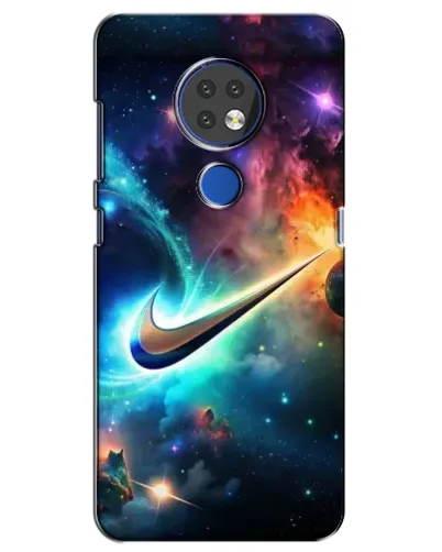 Чохол для Nokia 7.2 з картинкою «Космічний Nike Swoosh»