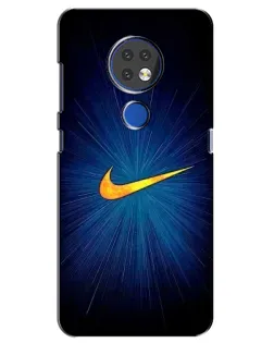Чохол для Nokia 7.2 з картинкою «Синій пульс Nike» Чохол для Nokia 7.2 з картинкою «Синій пульс Nike»