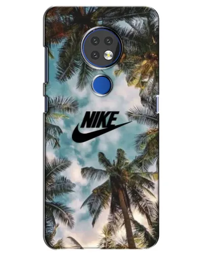 Чехол для Nokia 7.2 с картинкой «Тропический принт Nike» Чехол для Nokia 7.2 с картинкой «Тропический принт Nike»