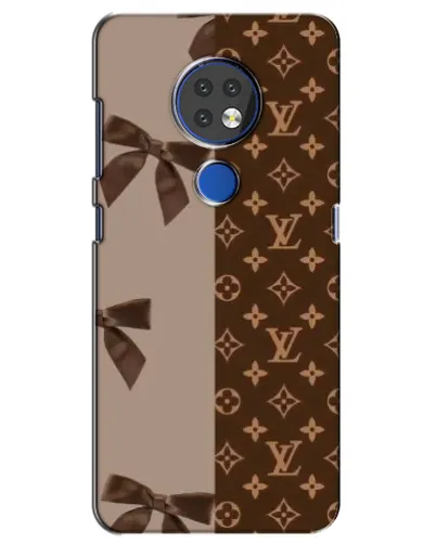 Чохол для Nokia 7.2 з картинкою «Louis Vuitton — банти»