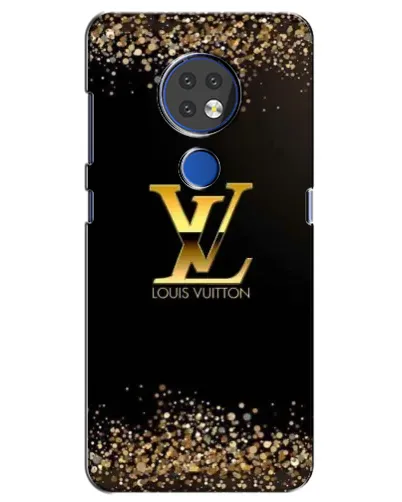 Чохол для Nokia 7.2 з картинкою «LV — золоті іскри»