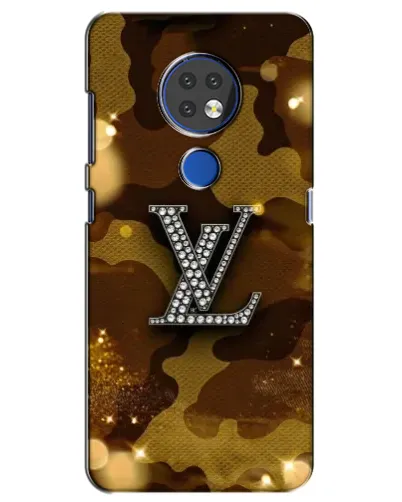 Чохол для Nokia 7.2 з картинкою «Камуфляжний Louis Vuitton»
