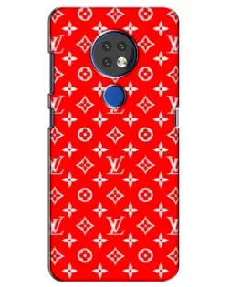 Чохол для Nokia 7.2 з картинкою «Яскравий паттерн LV»
