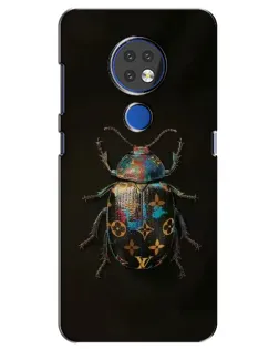 Чохол для Nokia 7.2 з картинкою «LV — мармуровий принт»